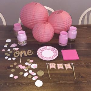 Pink & Gold Party Decor
